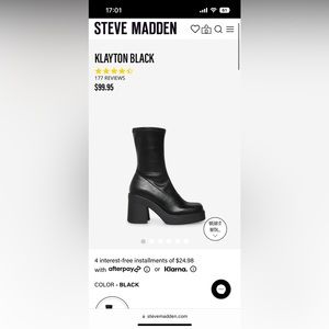STEVE MADDEN KLAYTON PLATFORM BOOT